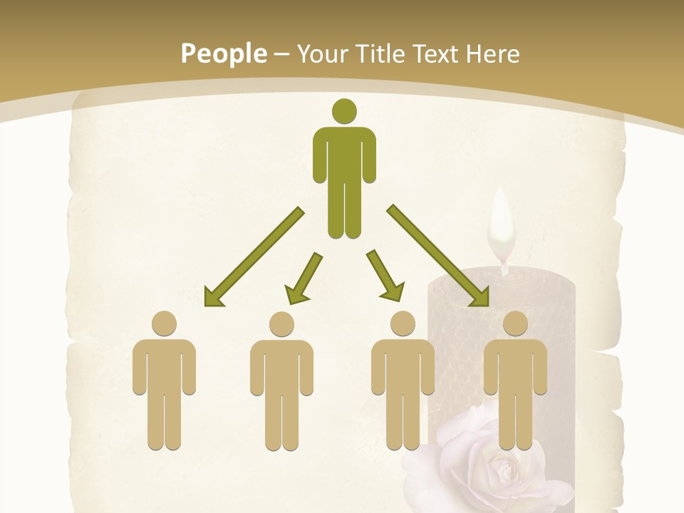 Brief Rose Trauer PowerPoint Template