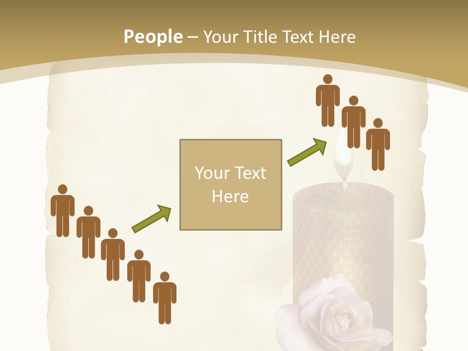 Brief Rose Trauer PowerPoint Template