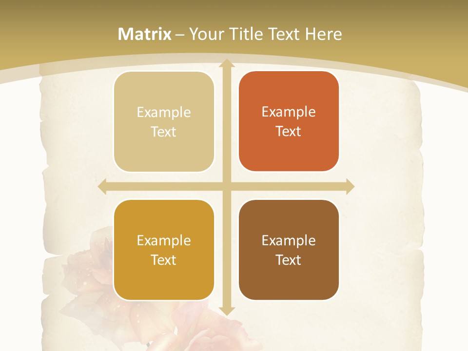 Werbung Brief Zertifikat PowerPoint Template