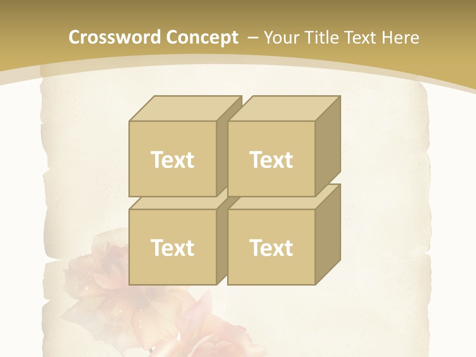 Werbung Brief Zertifikat PowerPoint Template