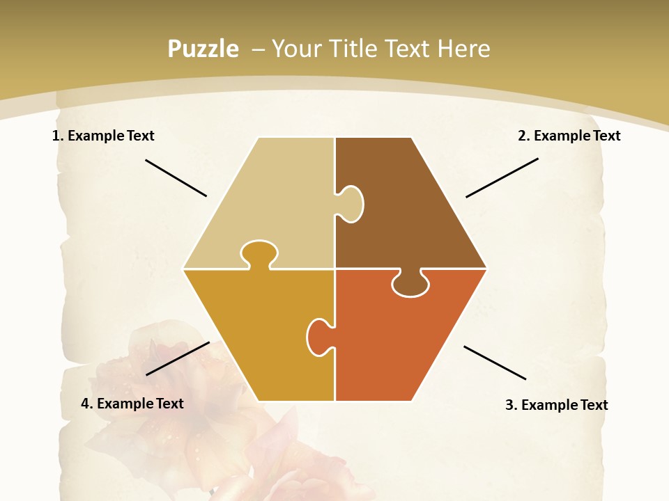 Werbung Brief Zertifikat PowerPoint Template