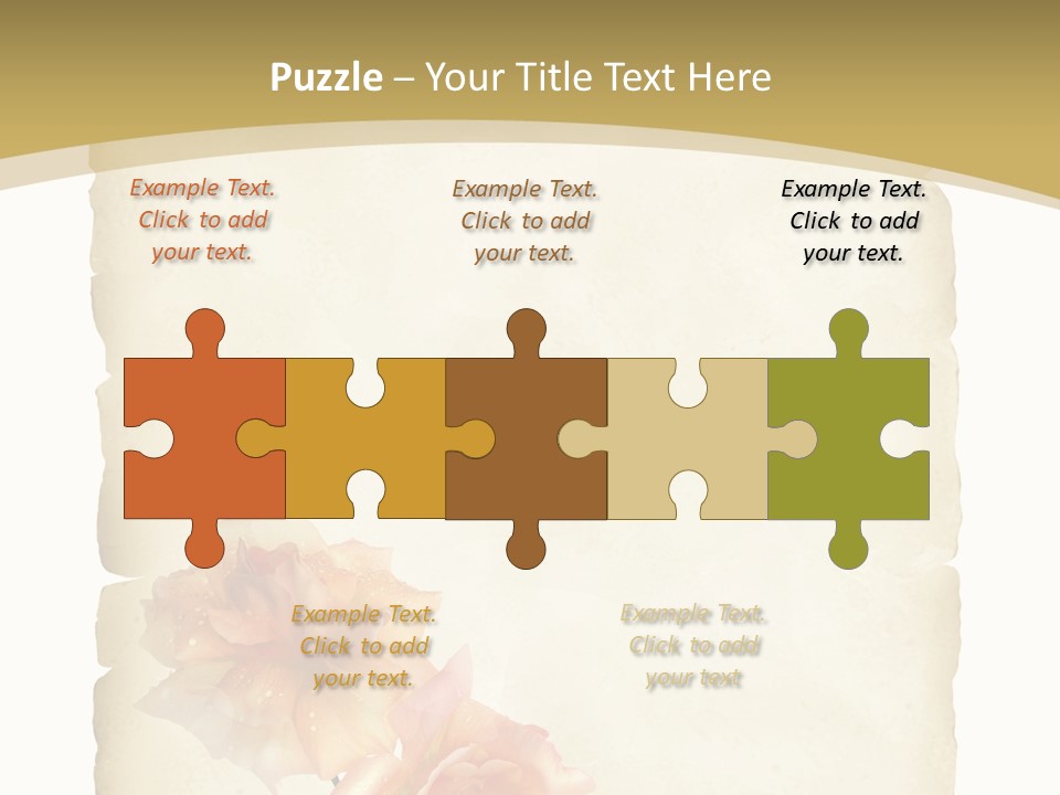 Werbung Brief Zertifikat PowerPoint Template