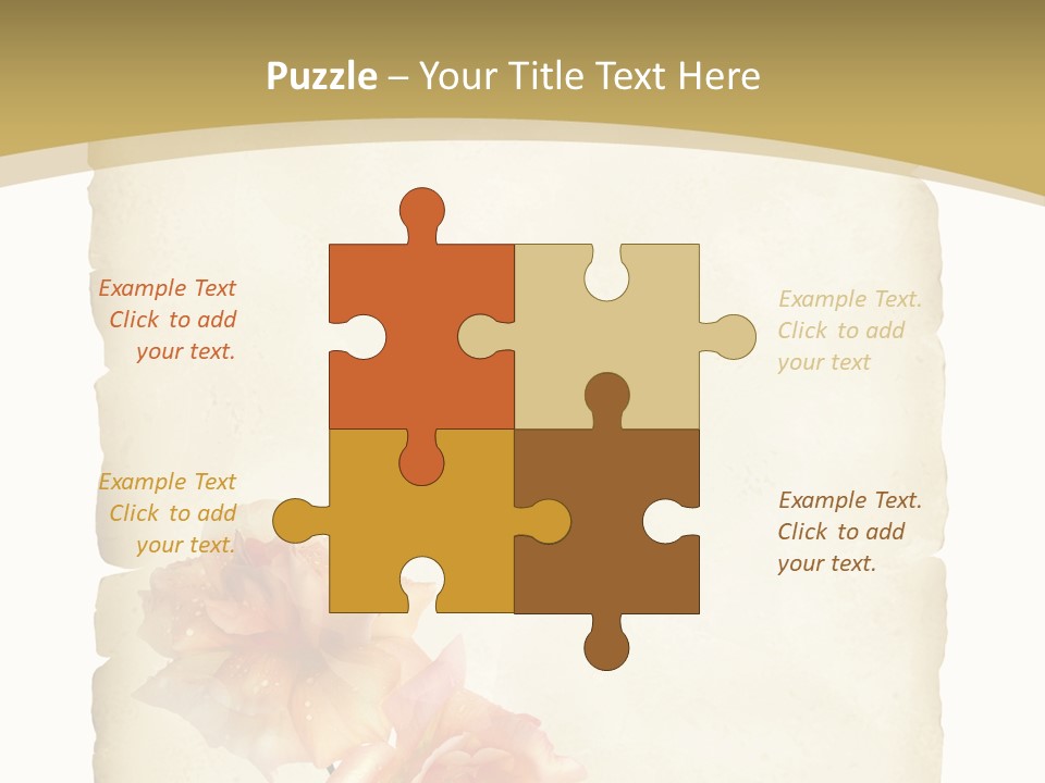 Werbung Brief Zertifikat PowerPoint Template