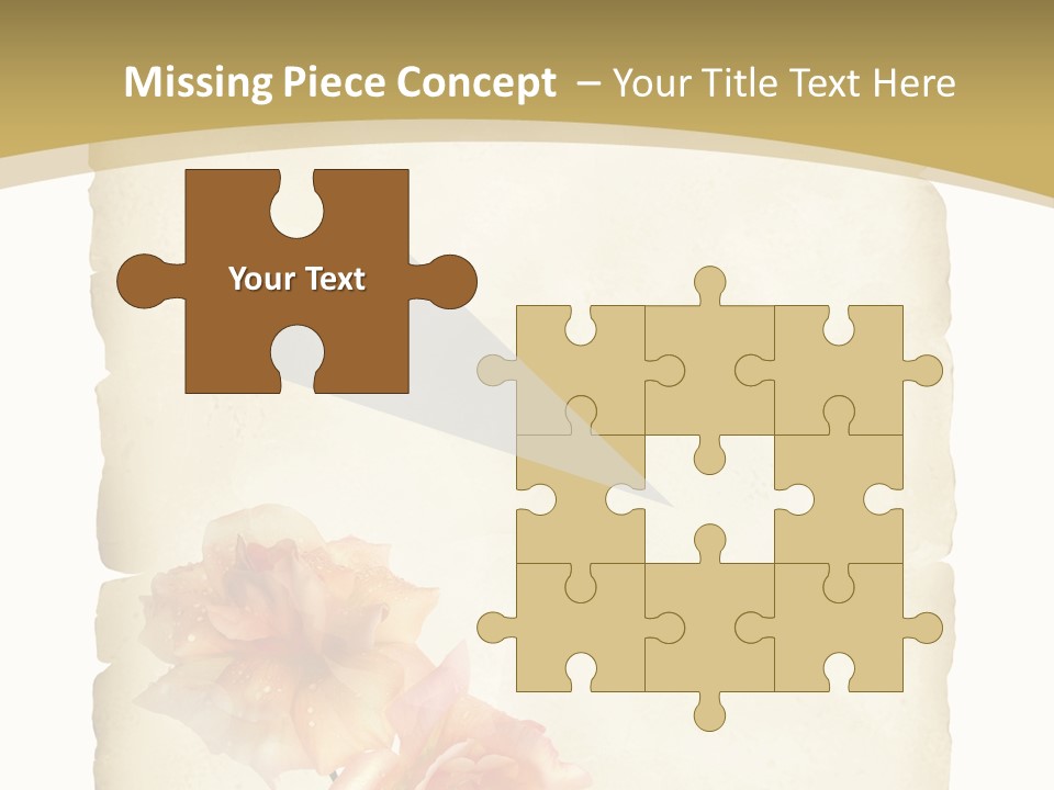 Werbung Brief Zertifikat PowerPoint Template