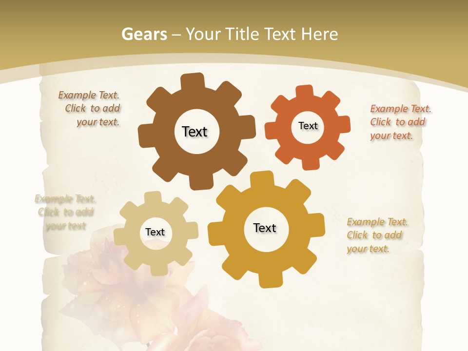 Werbung Brief Zertifikat PowerPoint Template