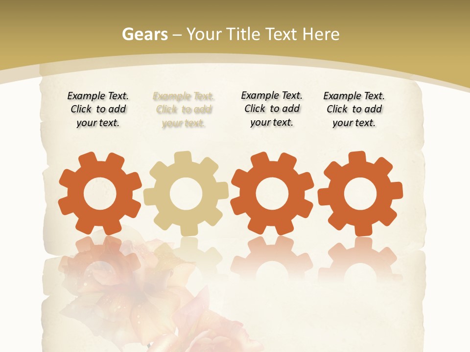 Werbung Brief Zertifikat PowerPoint Template