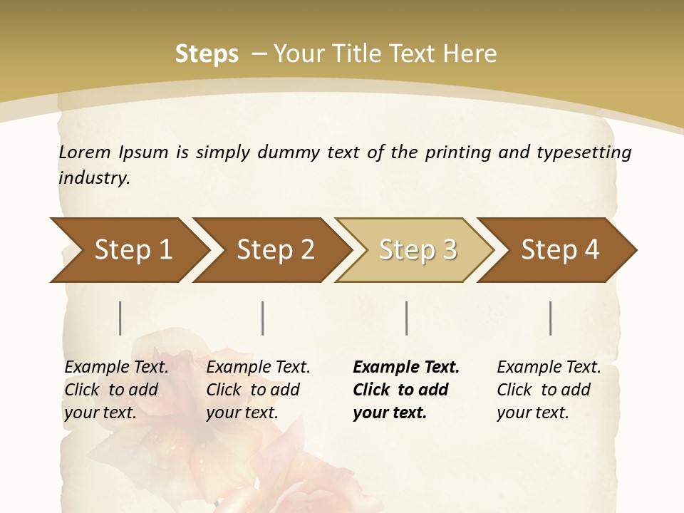 Werbung Brief Zertifikat PowerPoint Template