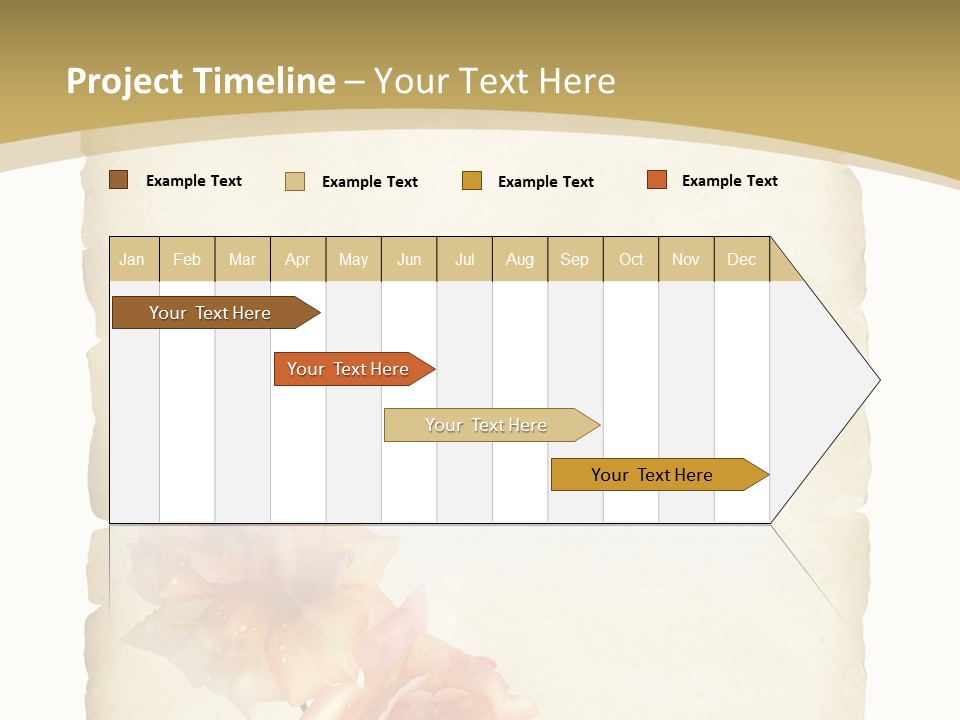 Werbung Brief Zertifikat PowerPoint Template