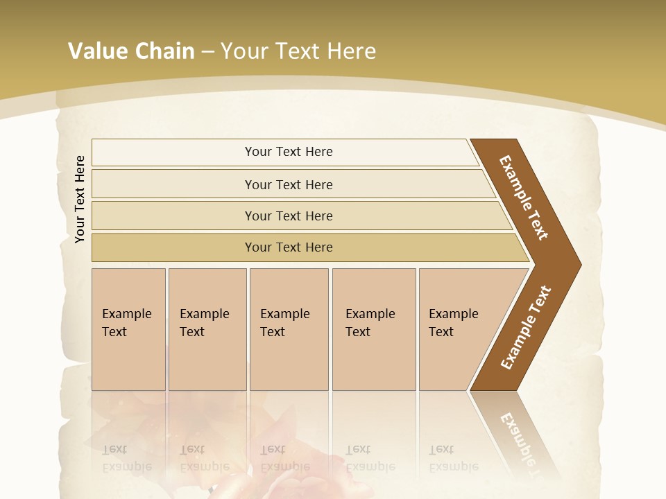 Werbung Brief Zertifikat PowerPoint Template