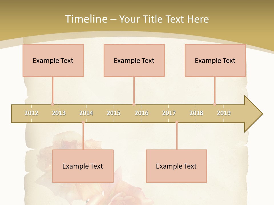 Werbung Brief Zertifikat PowerPoint Template