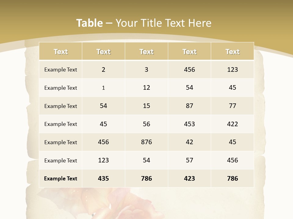 Werbung Brief Zertifikat PowerPoint Template