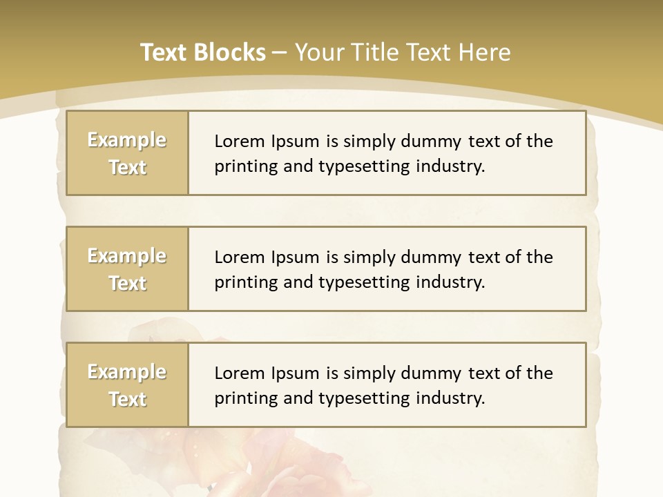 Werbung Brief Zertifikat PowerPoint Template
