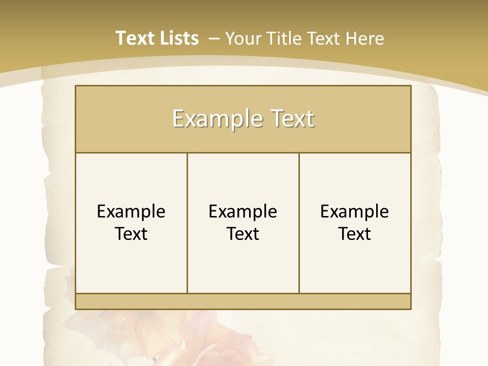 Werbung Brief Zertifikat PowerPoint Template