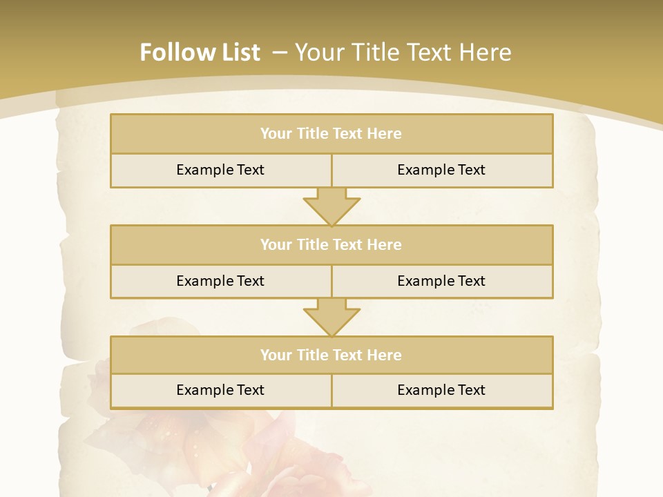 Werbung Brief Zertifikat PowerPoint Template