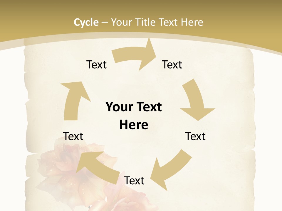 Werbung Brief Zertifikat PowerPoint Template