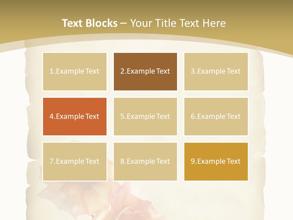 Werbung Brief Zertifikat PowerPoint Template