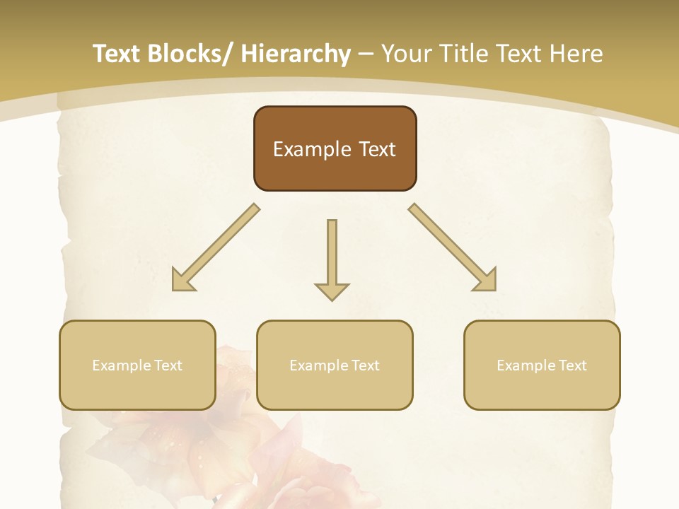 Werbung Brief Zertifikat PowerPoint Template