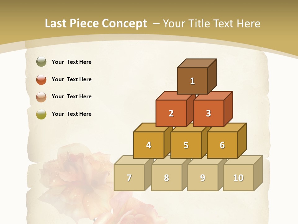 Werbung Brief Zertifikat PowerPoint Template