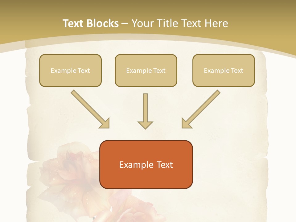 Werbung Brief Zertifikat PowerPoint Template