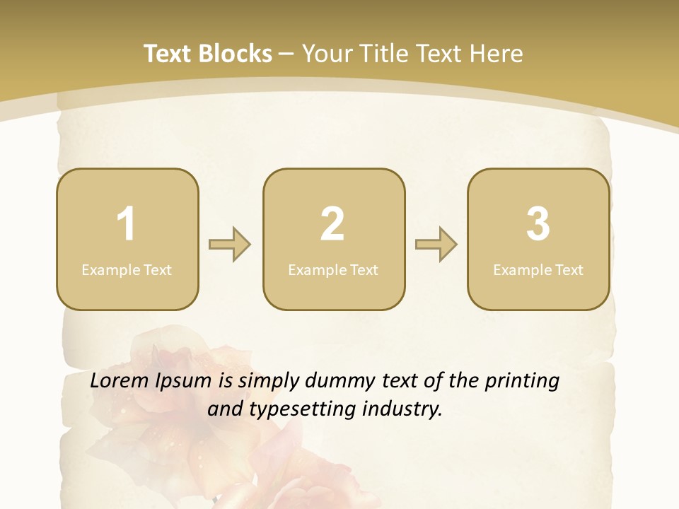 Werbung Brief Zertifikat PowerPoint Template