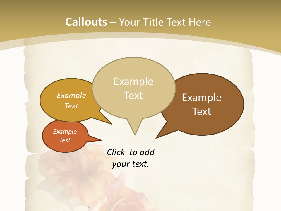 Werbung Brief Zertifikat PowerPoint Template
