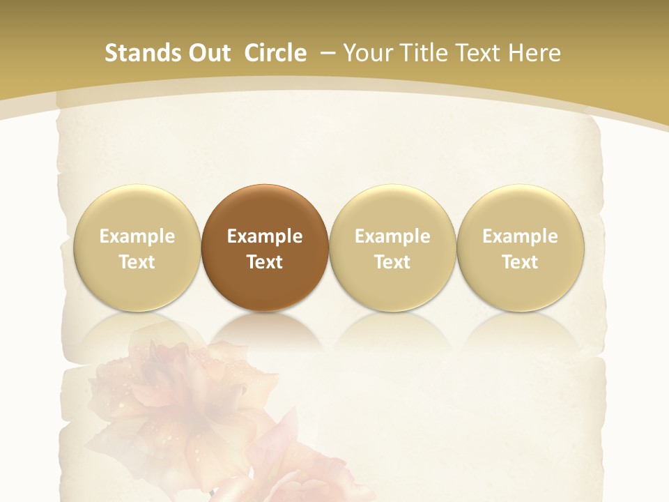 Werbung Brief Zertifikat PowerPoint Template