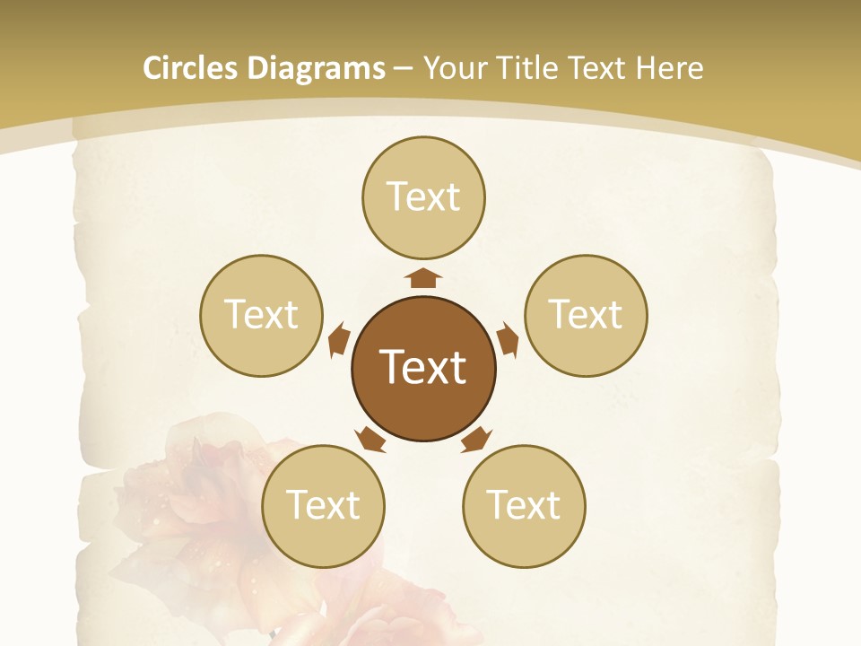 Werbung Brief Zertifikat PowerPoint Template