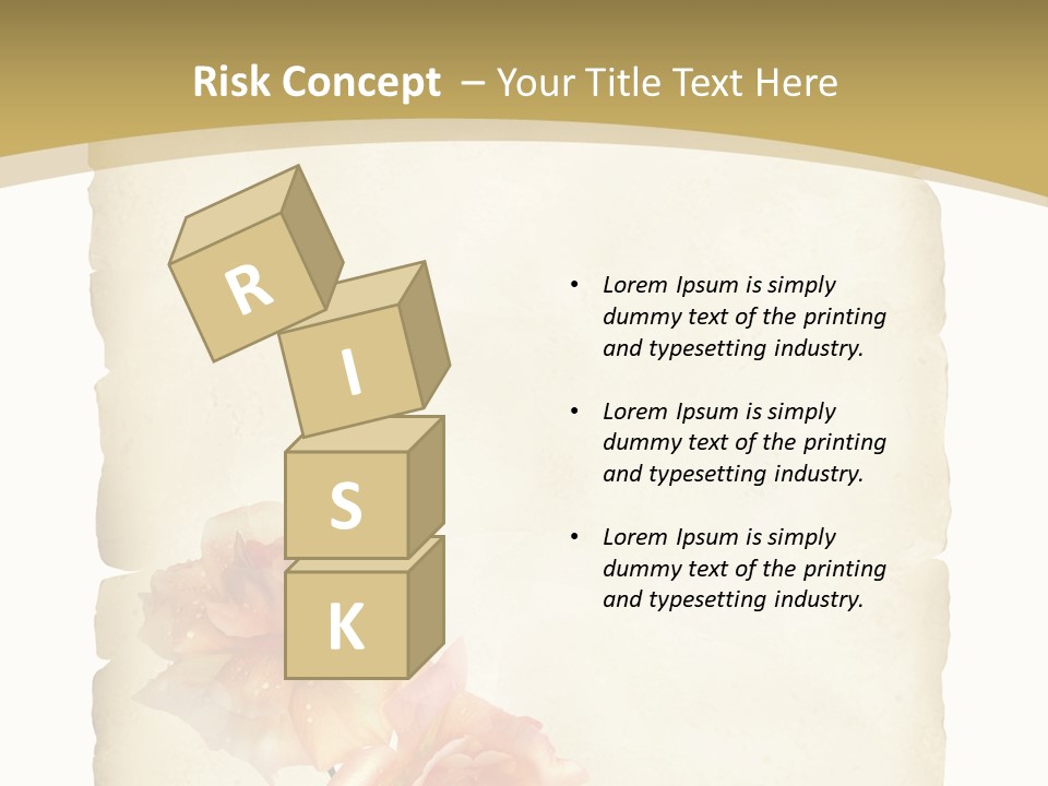 Werbung Brief Zertifikat PowerPoint Template