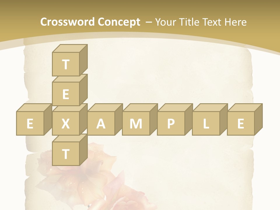 Werbung Brief Zertifikat PowerPoint Template