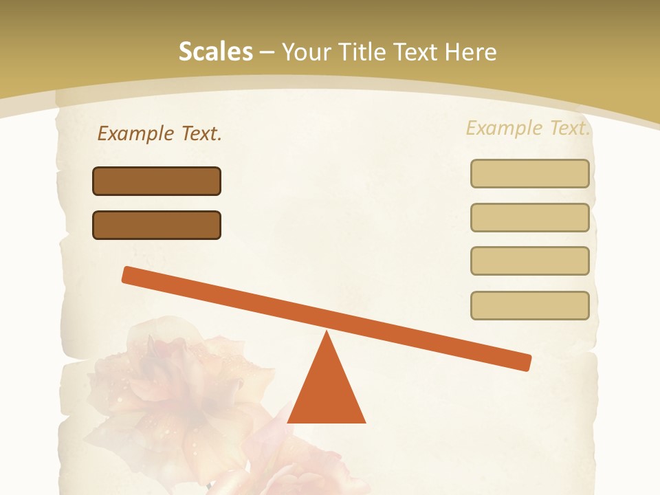 Werbung Brief Zertifikat PowerPoint Template
