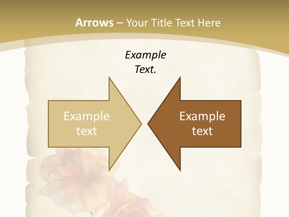 Werbung Brief Zertifikat PowerPoint Template