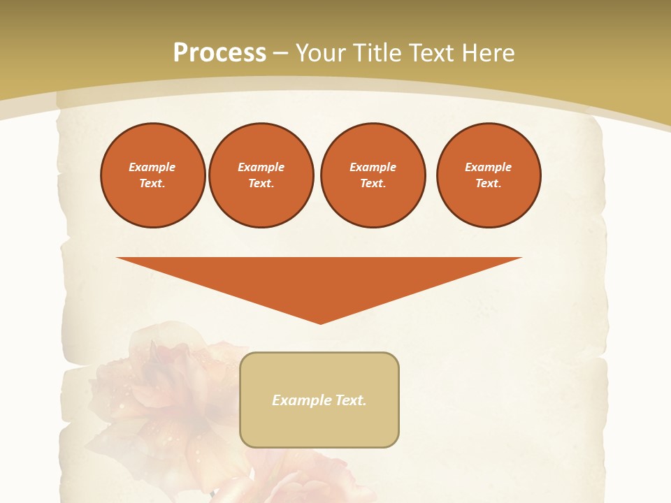 Werbung Brief Zertifikat PowerPoint Template