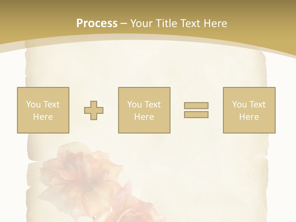 Werbung Brief Zertifikat PowerPoint Template
