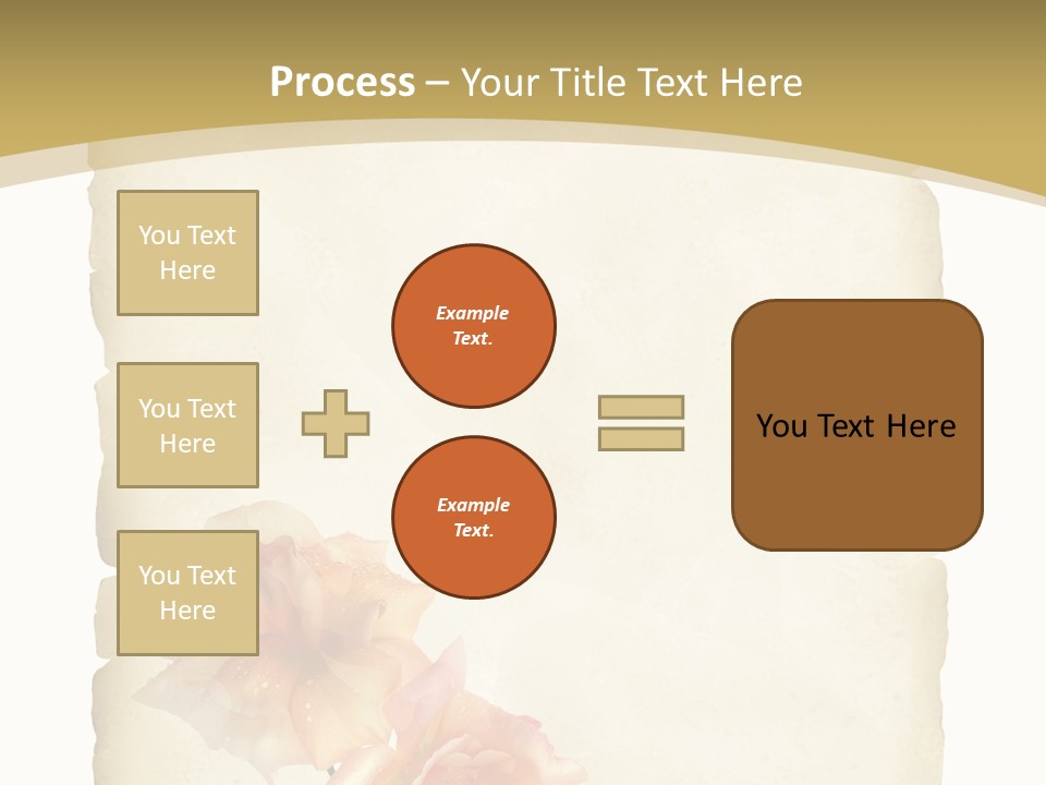 Werbung Brief Zertifikat PowerPoint Template