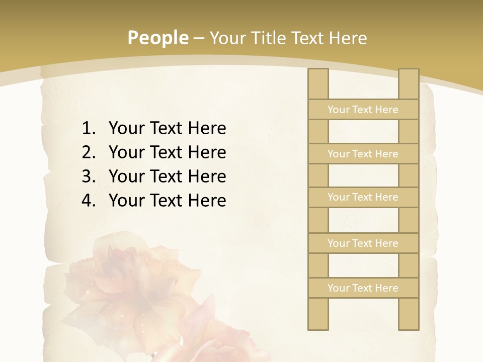 Werbung Brief Zertifikat PowerPoint Template
