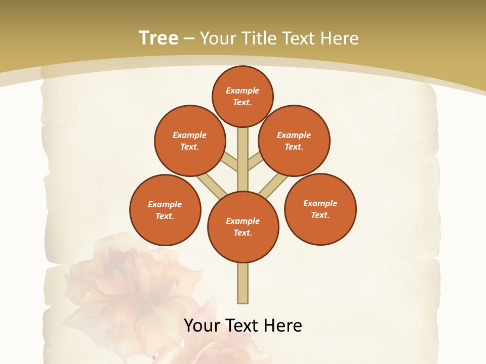 Werbung Brief Zertifikat PowerPoint Template