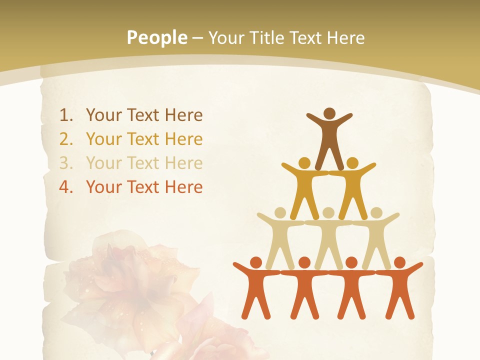 Werbung Brief Zertifikat PowerPoint Template