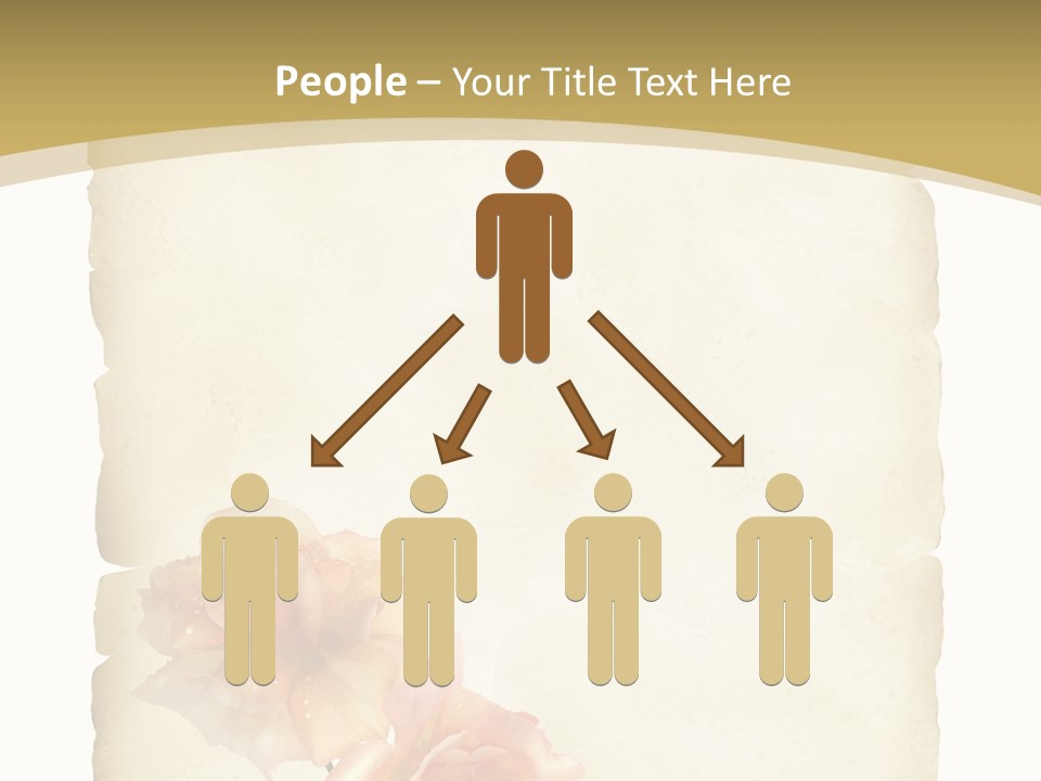 Werbung Brief Zertifikat PowerPoint Template