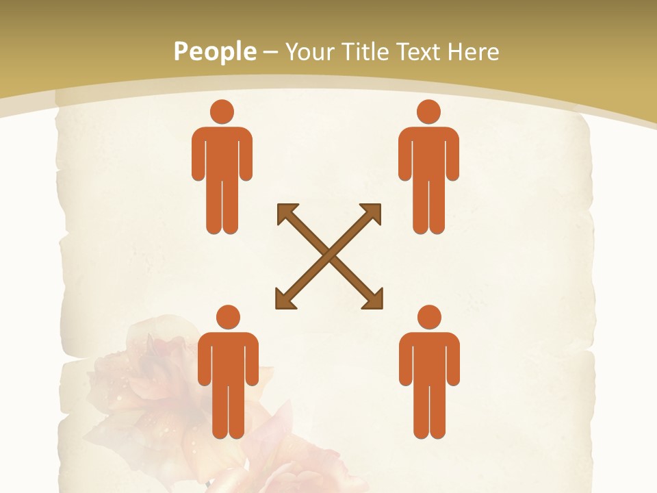 Werbung Brief Zertifikat PowerPoint Template