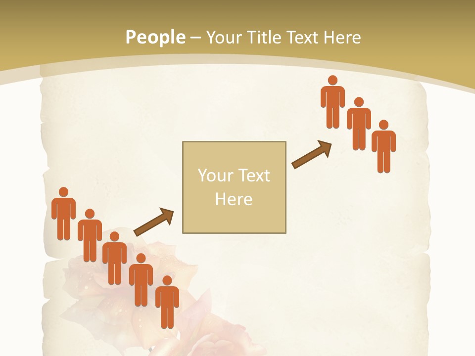 Werbung Brief Zertifikat PowerPoint Template