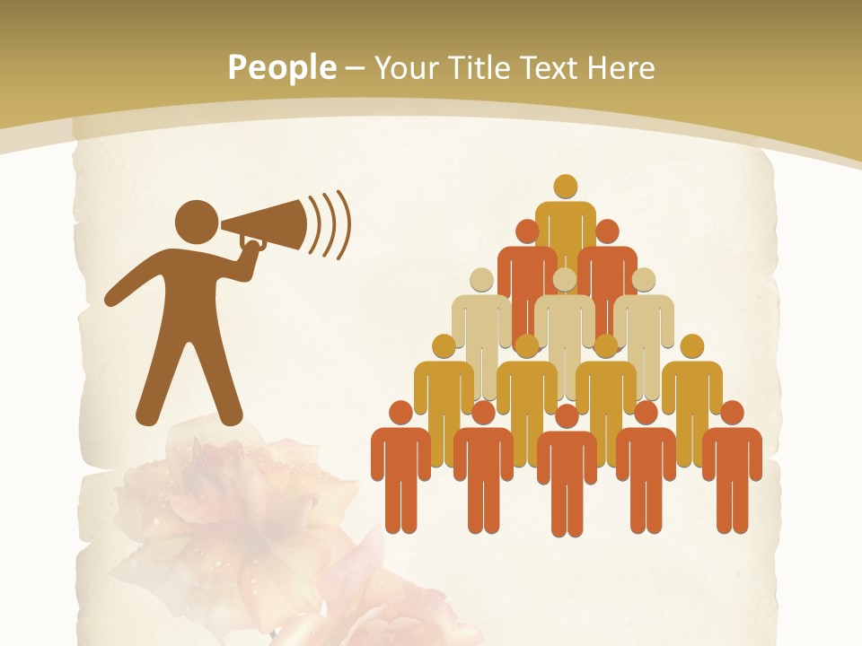 Werbung Brief Zertifikat PowerPoint Template