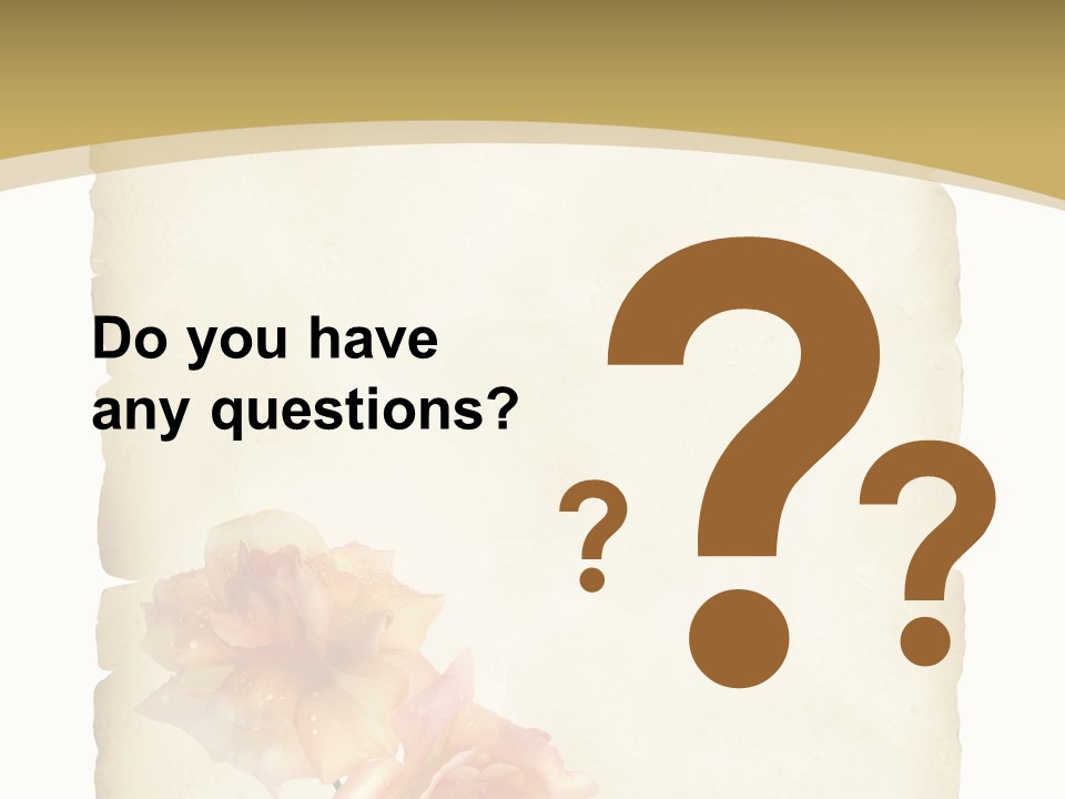 Werbung Brief Zertifikat PowerPoint Template