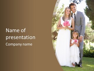 Man Four Year Old Romantic PowerPoint Template