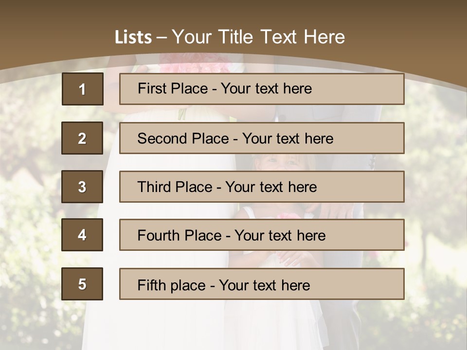 Man Four Year Old Romantic PowerPoint Template