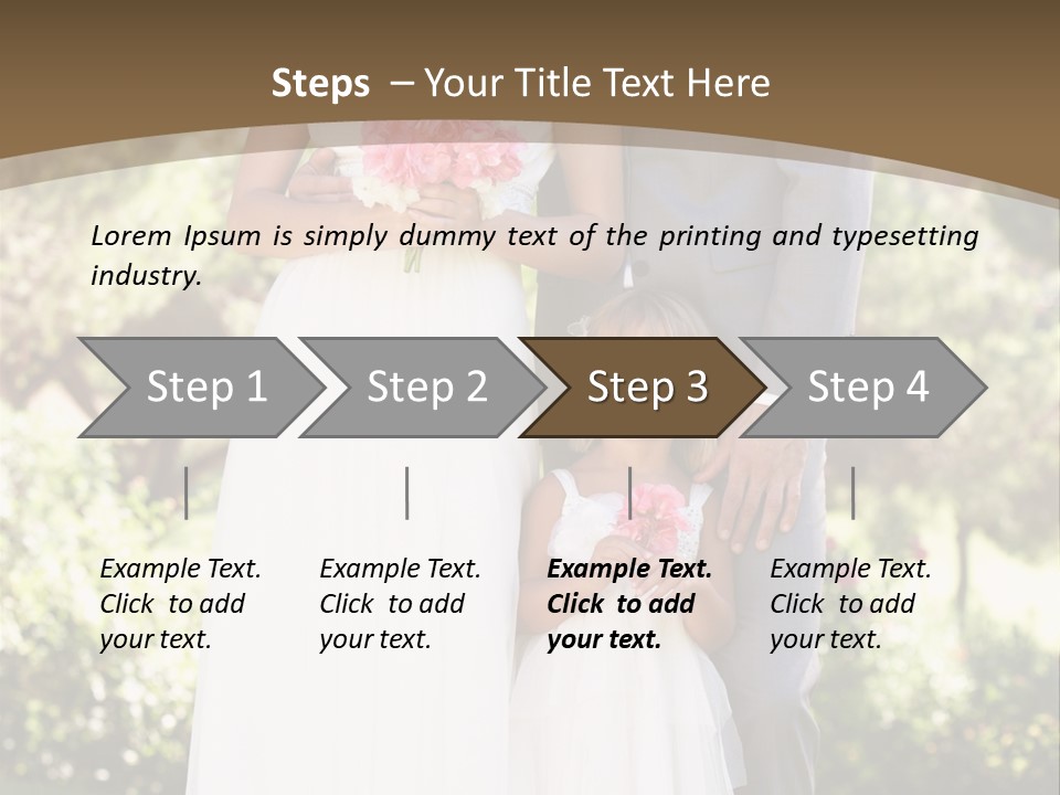 Man Four Year Old Romantic PowerPoint Template