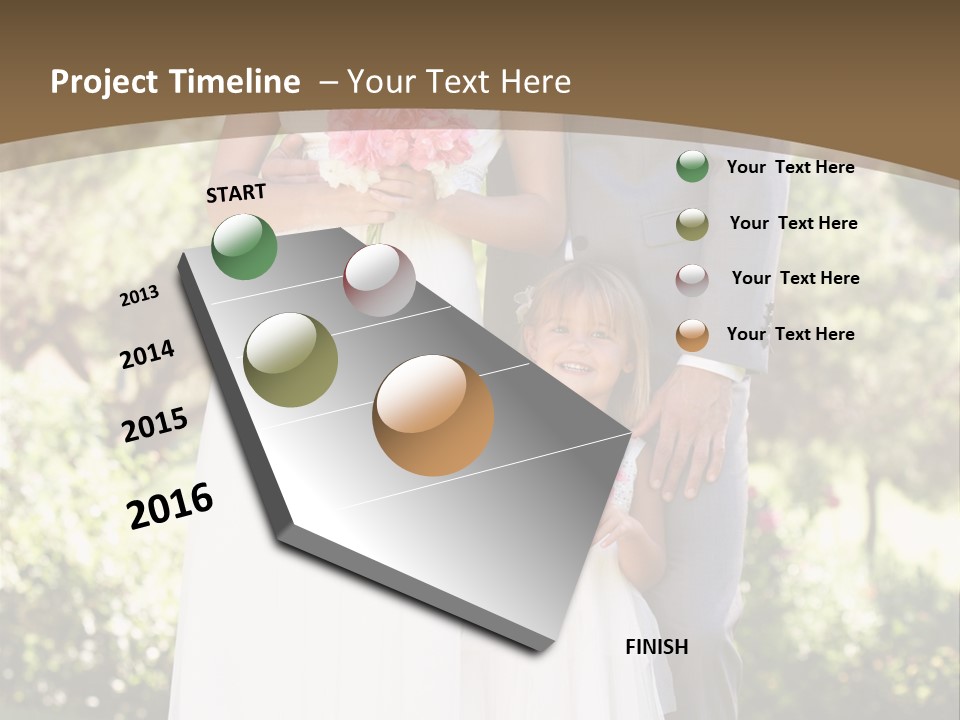 Man Four Year Old Romantic PowerPoint Template