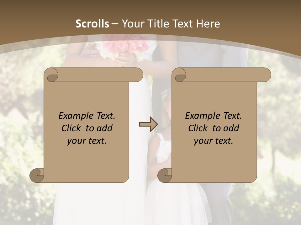 Man Four Year Old Romantic PowerPoint Template