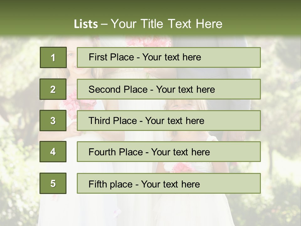 Woman Ceremony Children PowerPoint Template