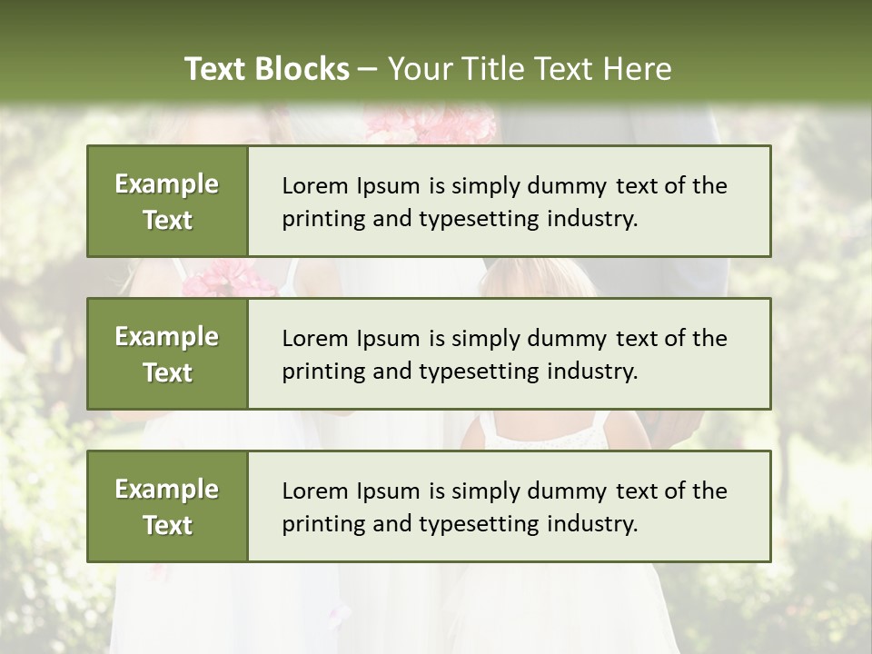 Woman Ceremony Children PowerPoint Template