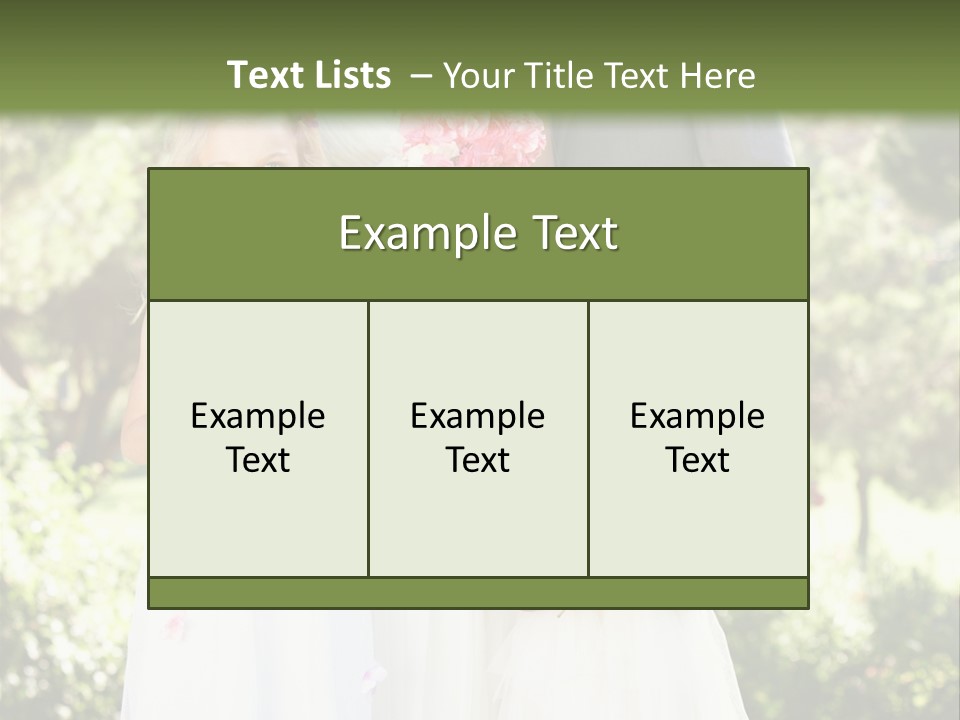 Woman Ceremony Children PowerPoint Template